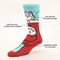 The Cat In The Hat Thing 1 & Thing 2 Buddy Mens Casual Crew Sock